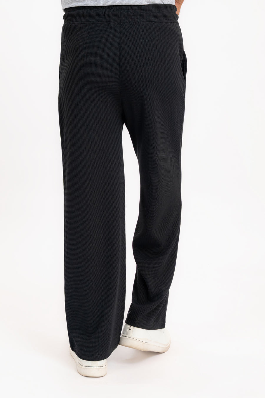 Men's Waffle Wide Leg Trouser
