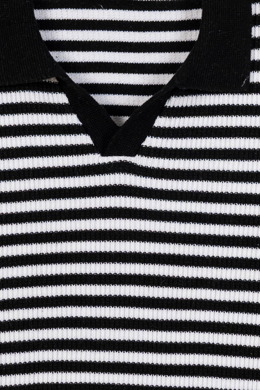 Men's Breton Knited Polo Shirt