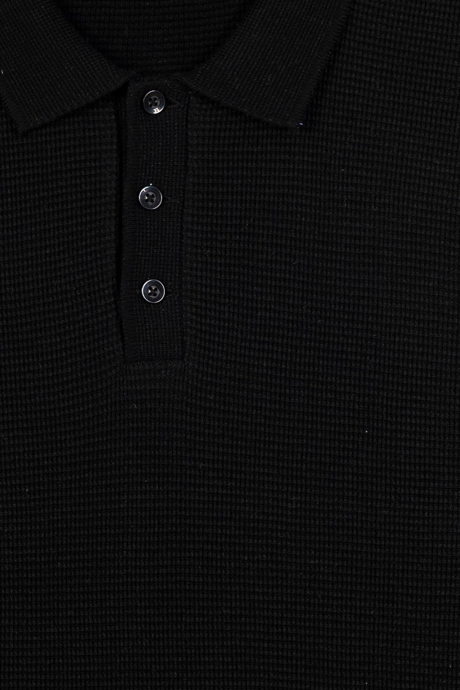Men's Micro Waffle Polo Shirt