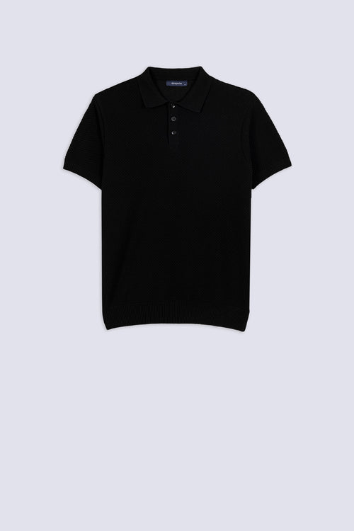 Men's Classic Knit Polo Shirt