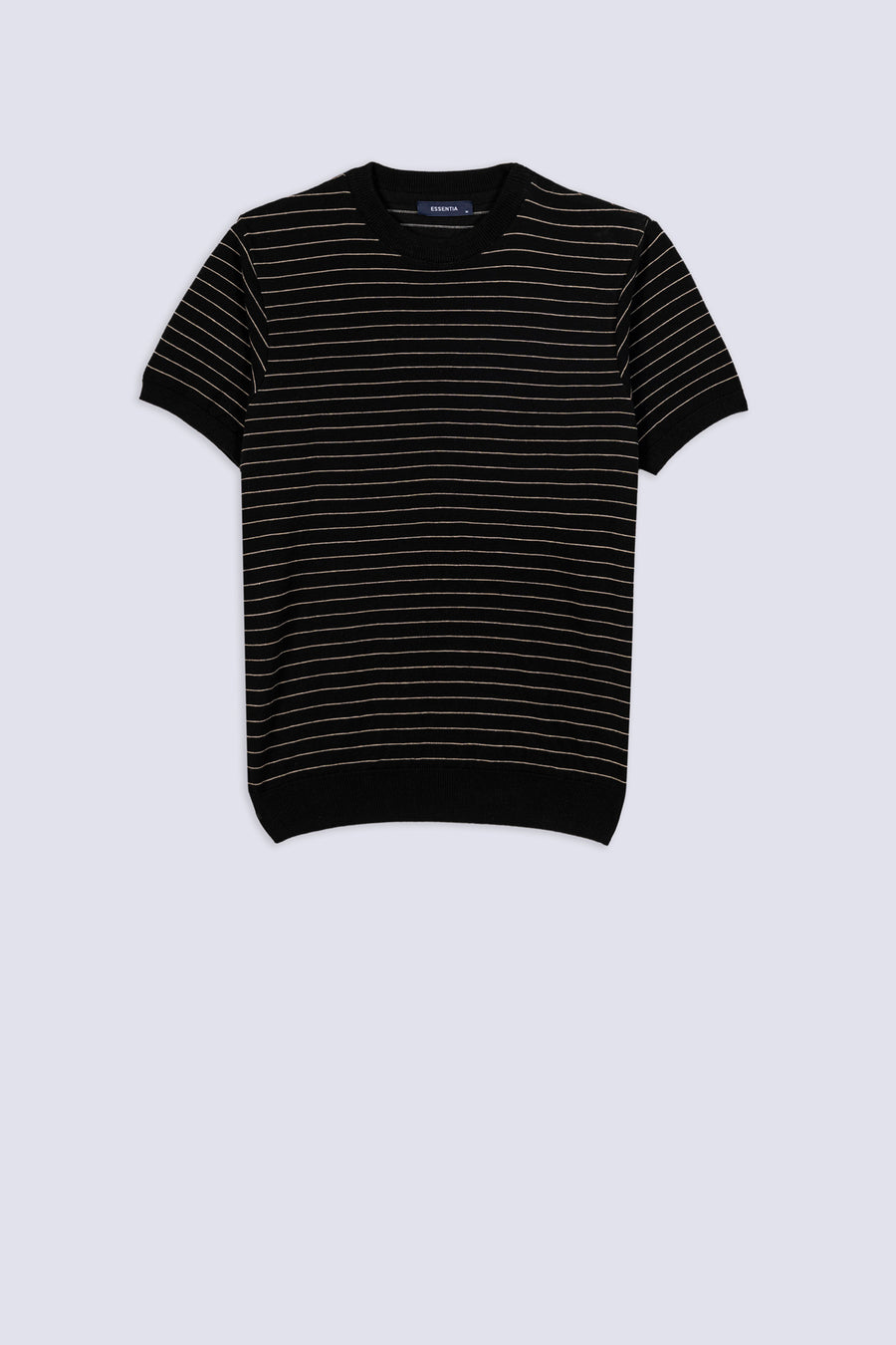 Men's Fine Stripe Knit T-Shirt