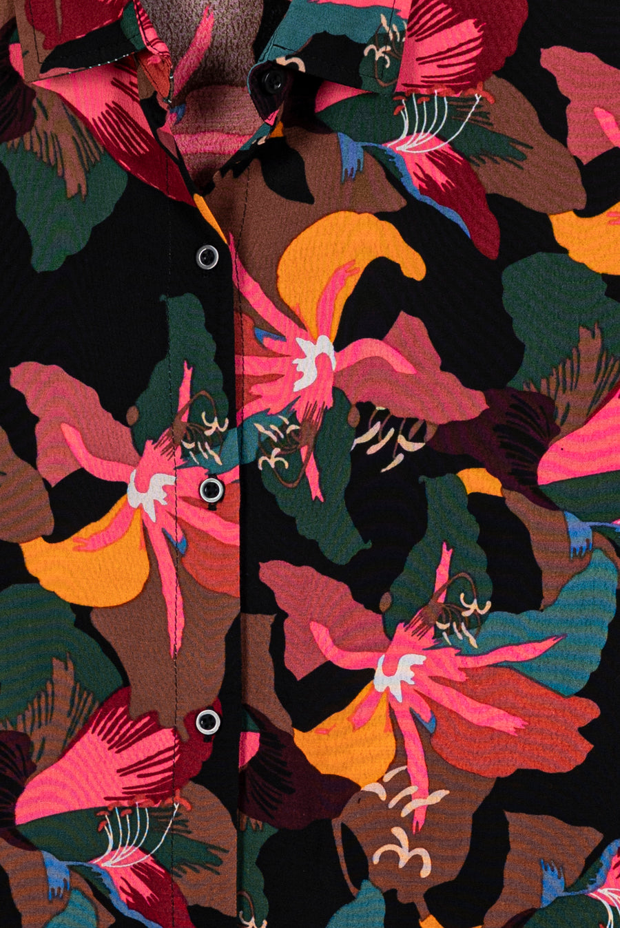 Ladies Tropical Bloom Oversized Shirt