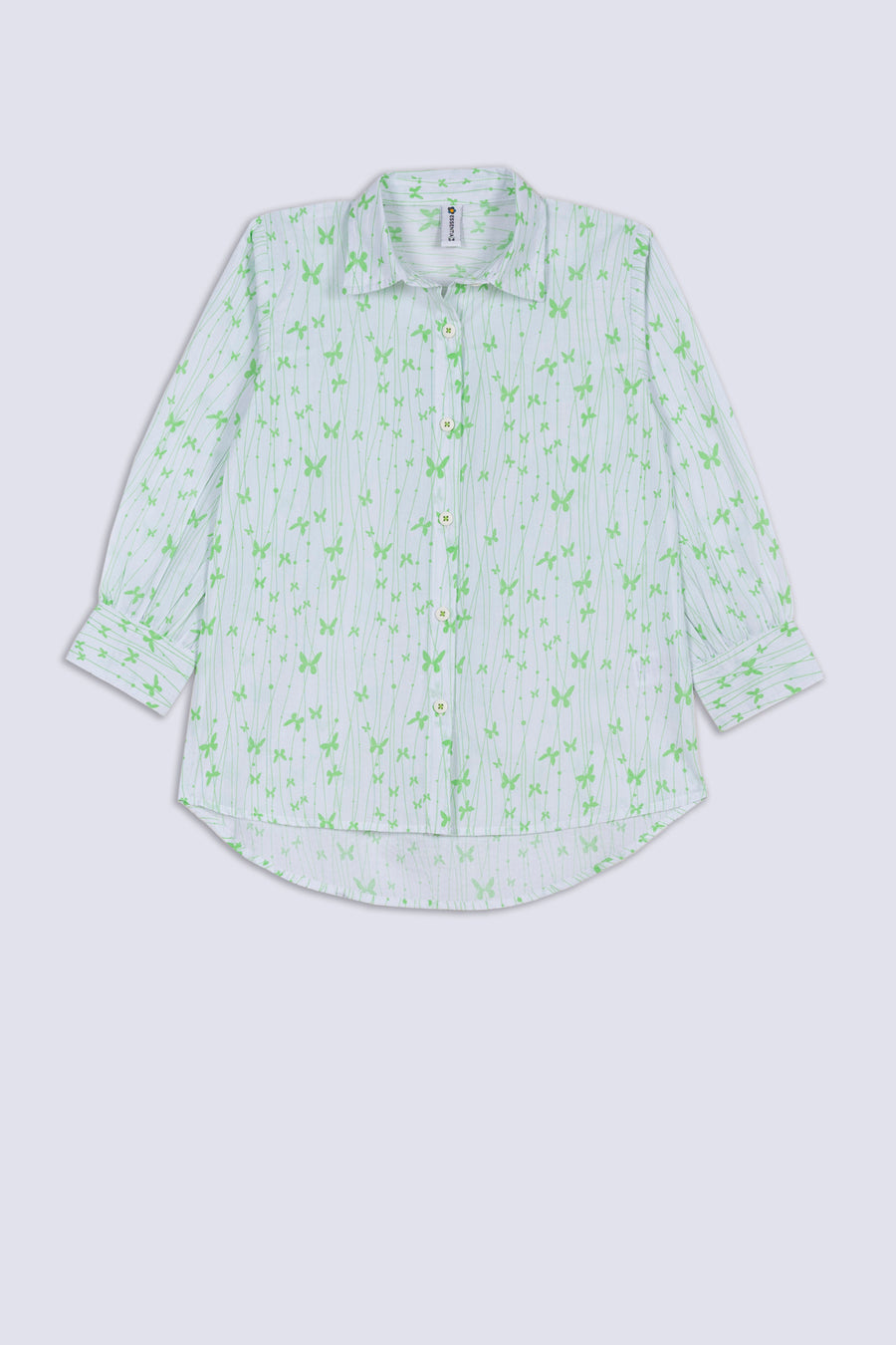 Butterfly Printed Girl's Top