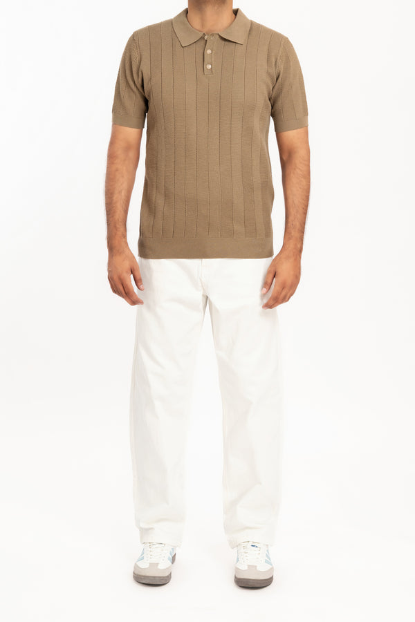 Men's Classic Knit Polo Shirt