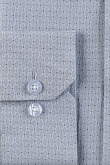 Men's Grey Texture Dress Shirt