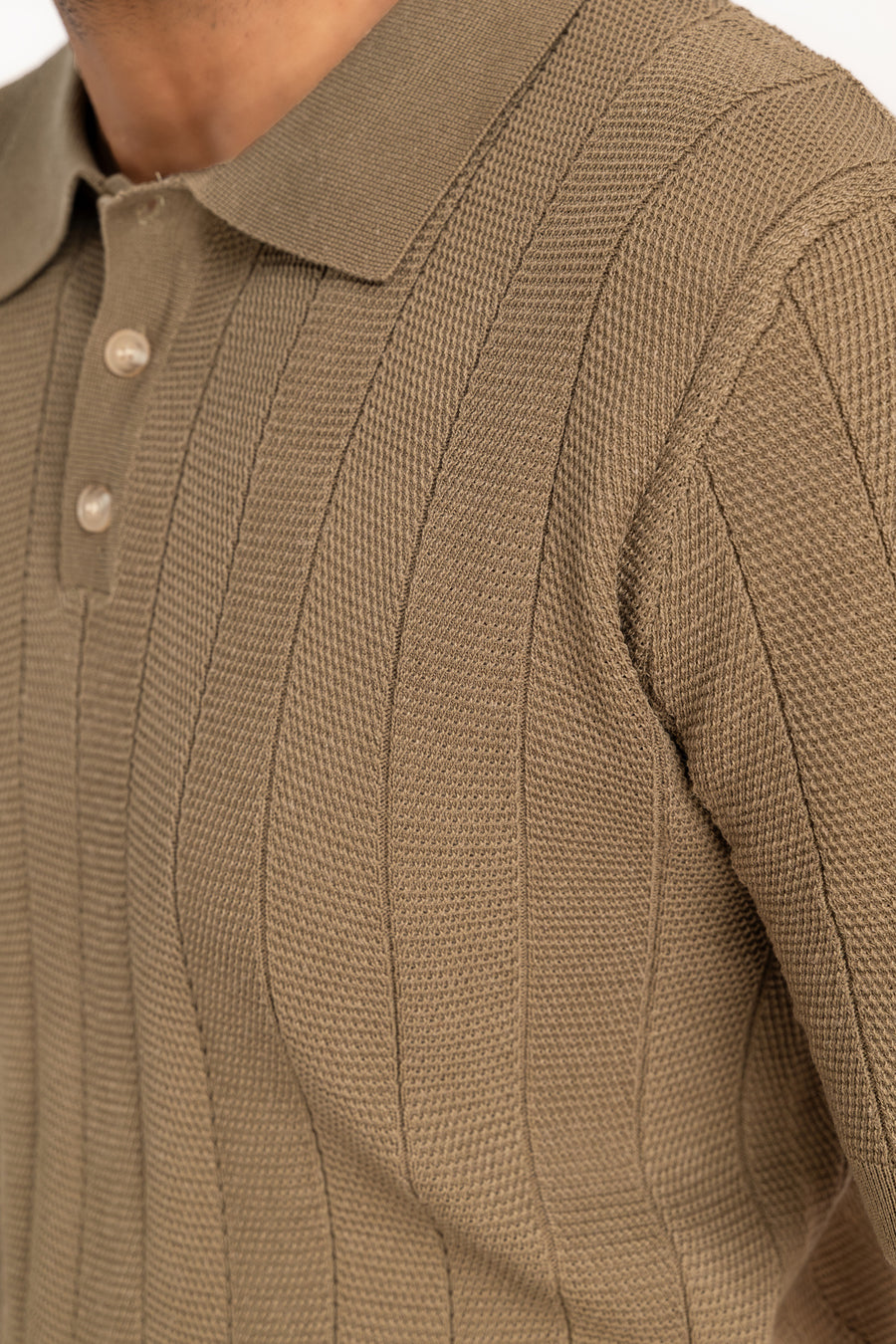Men's Classic Knit Polo Shirt