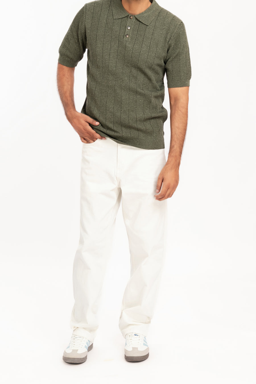 Men's Classic Knit Polo Shirt