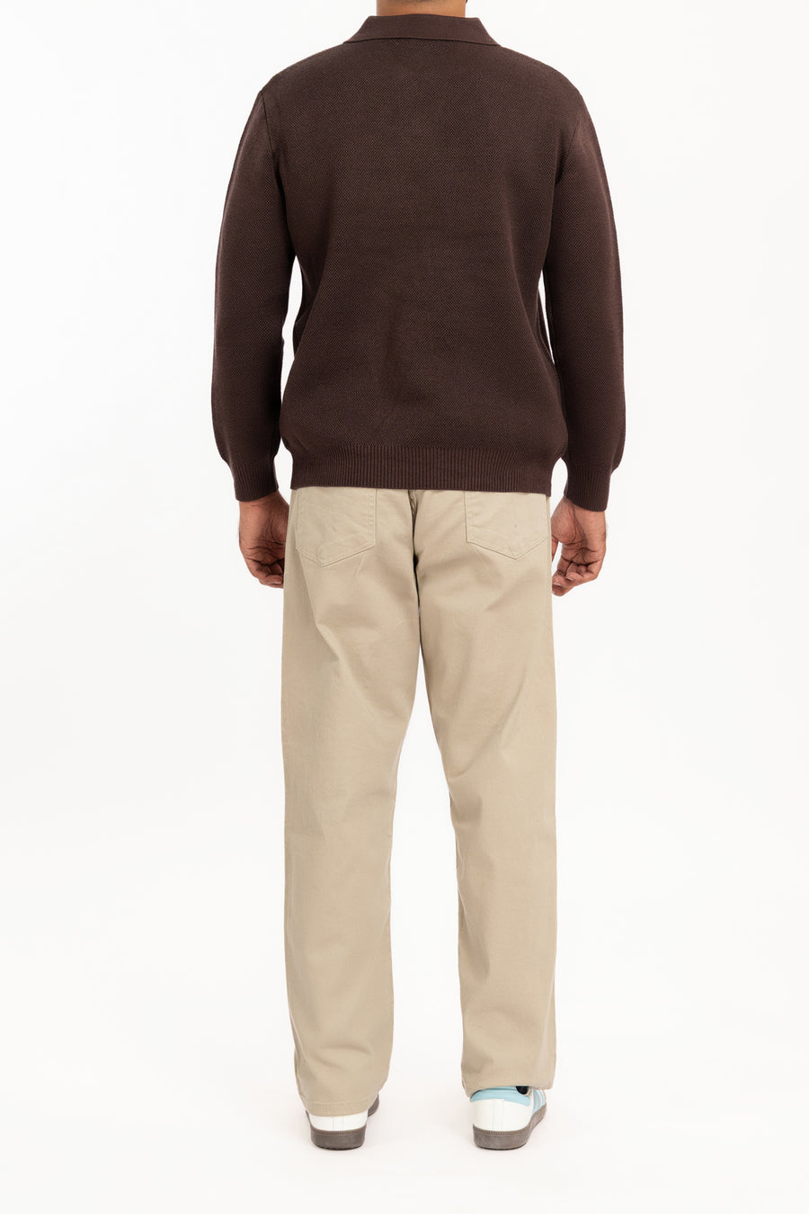 Men's Johnny Collar Polo Sweater