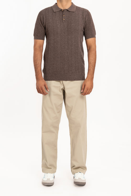 Men's Classic Knit Polo Shirt