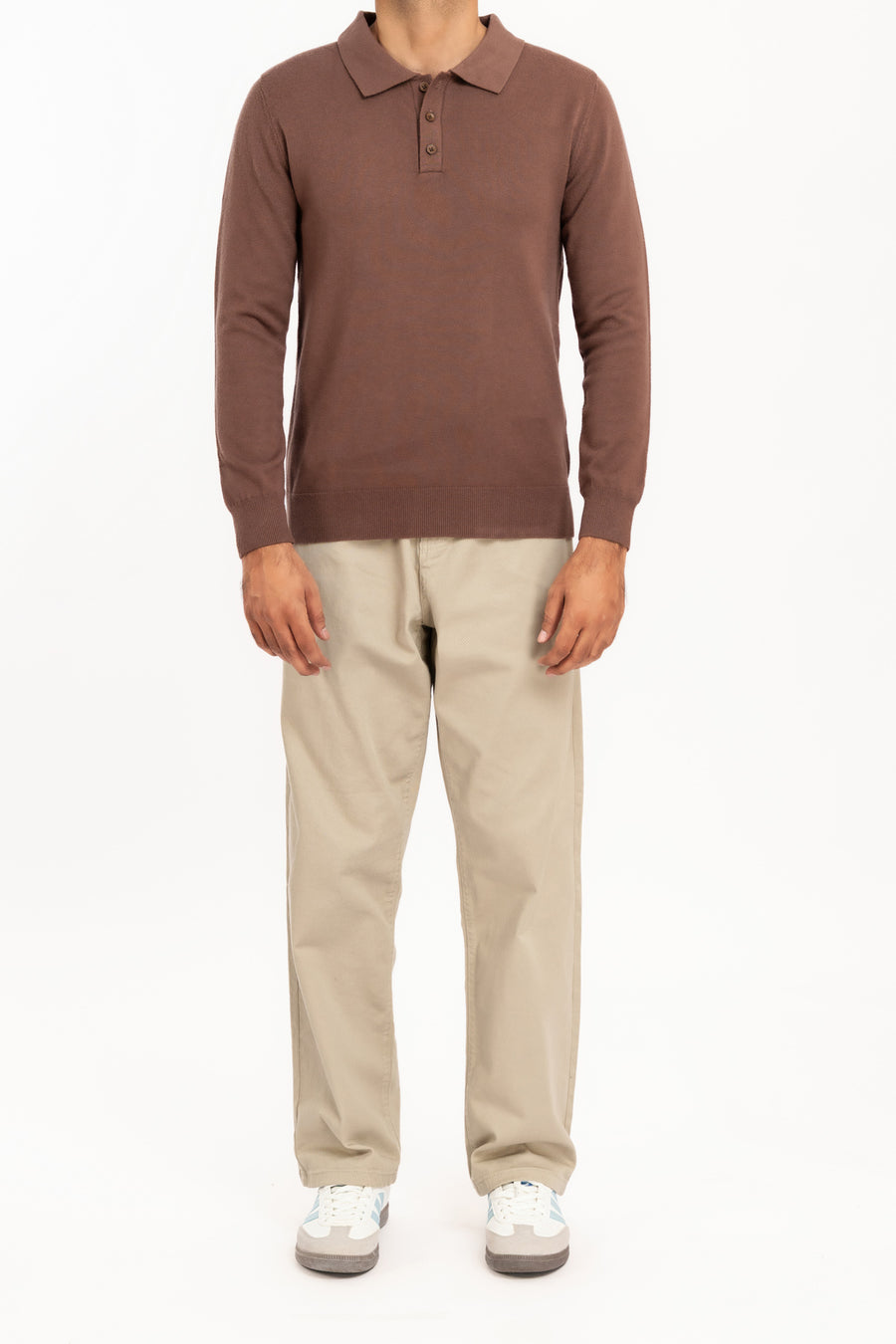 MEN'S BLACK ROAST KNIT POLO SHIRT
