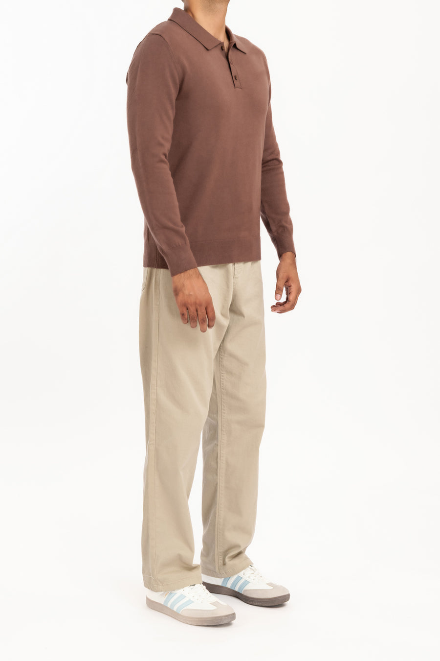 MEN'S BLACK ROAST KNIT POLO SHIRT