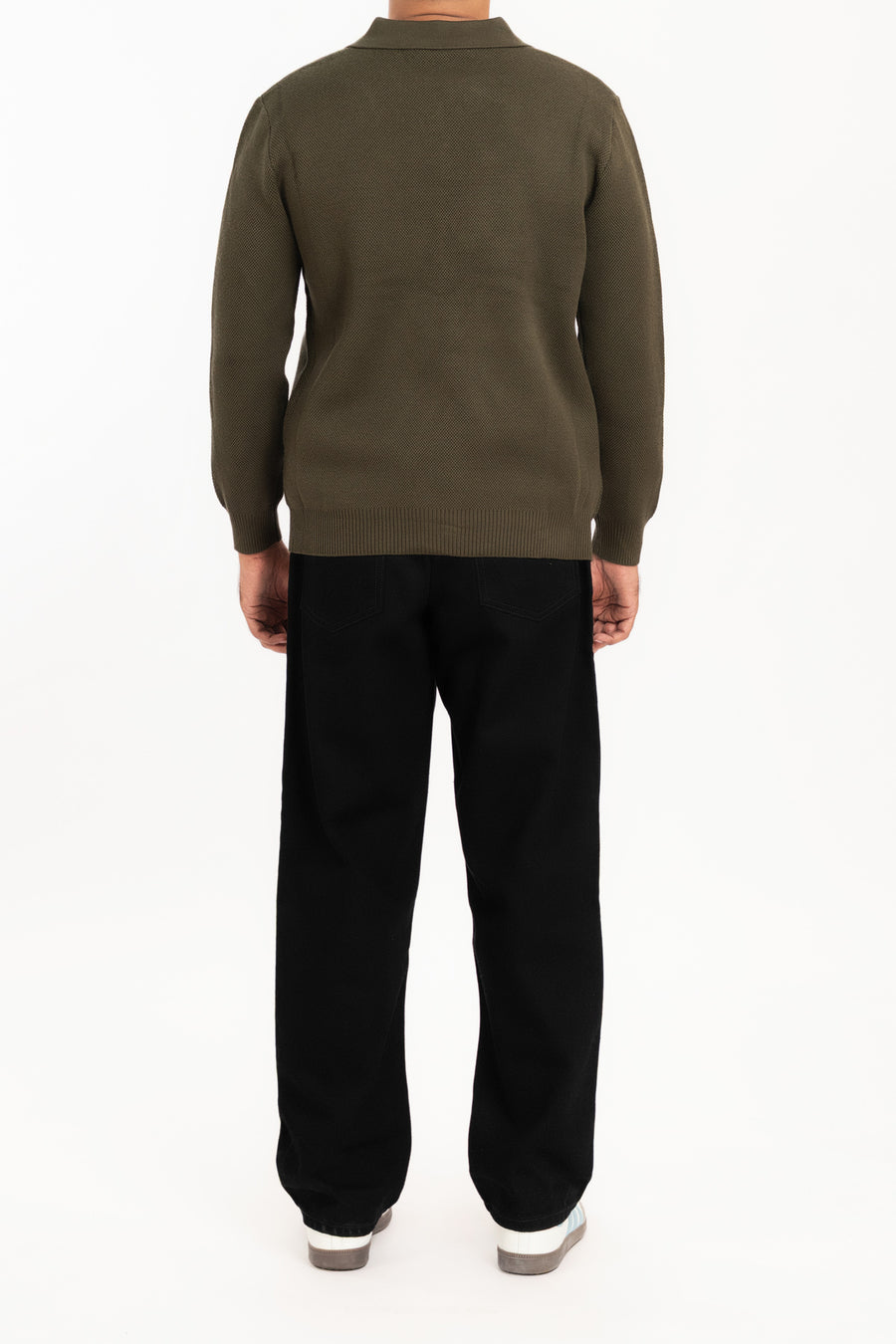 Men's Johnny Collar Polo Sweater