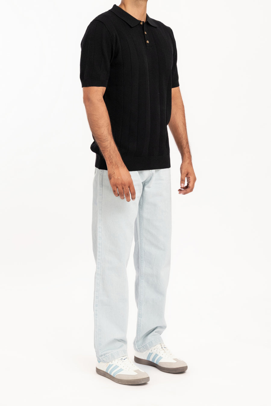 Men's Classic Knit Polo Shirt