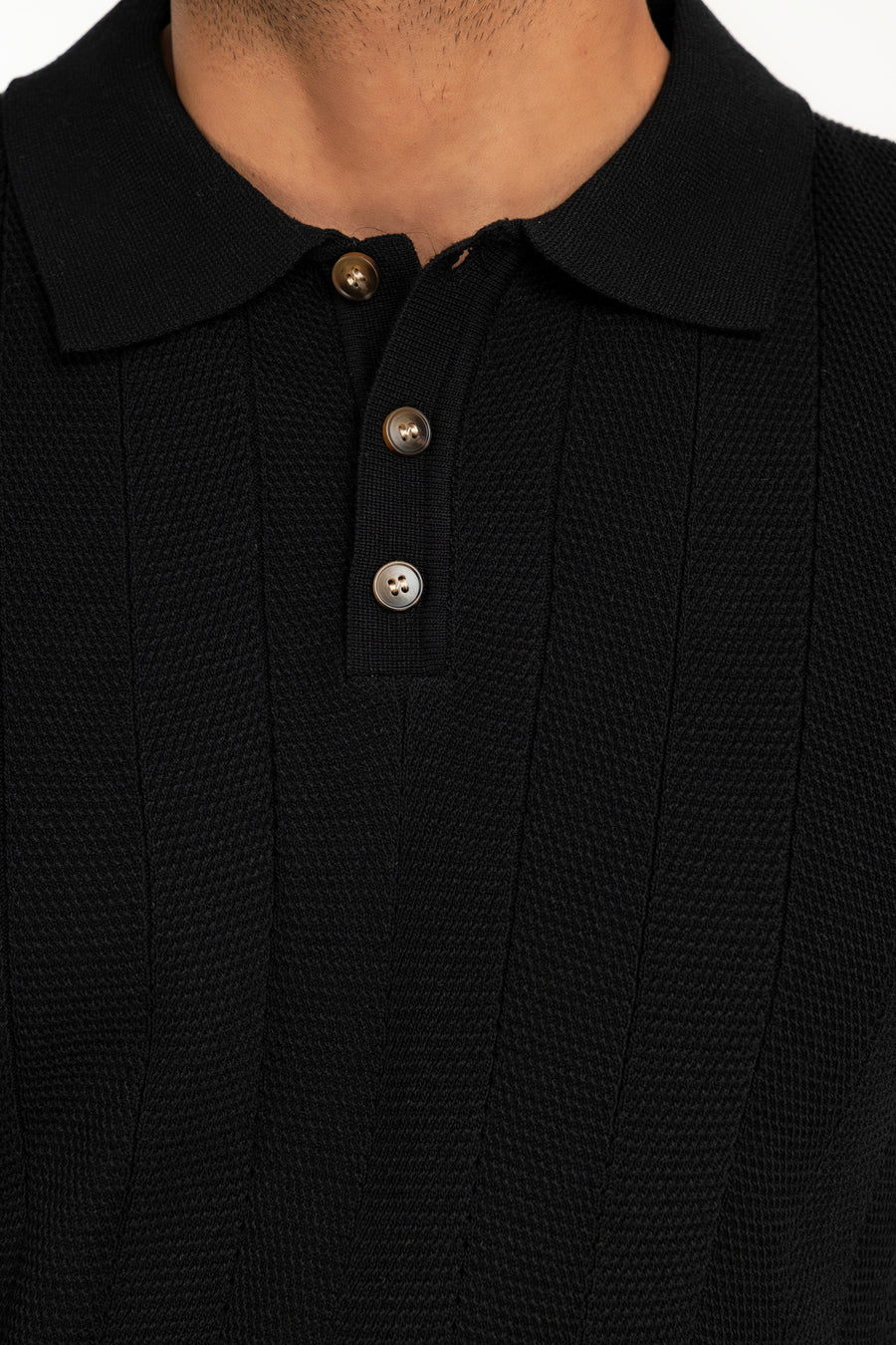 Men's Classic Knit Polo Shirt