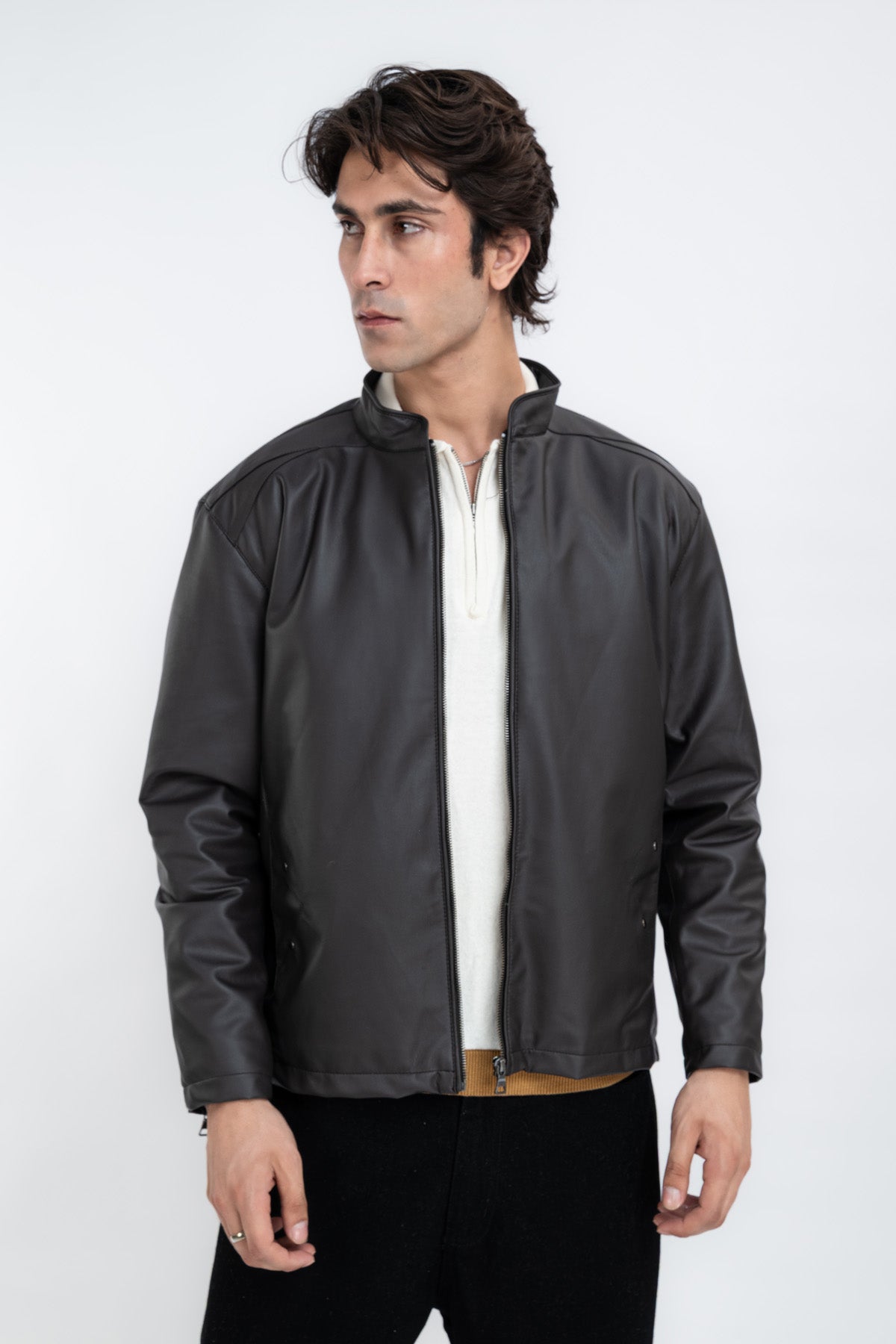Axis Faux Leather Jacket