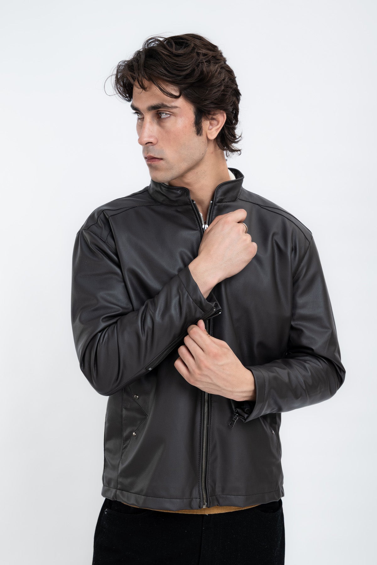Axis Faux Leather Jacket