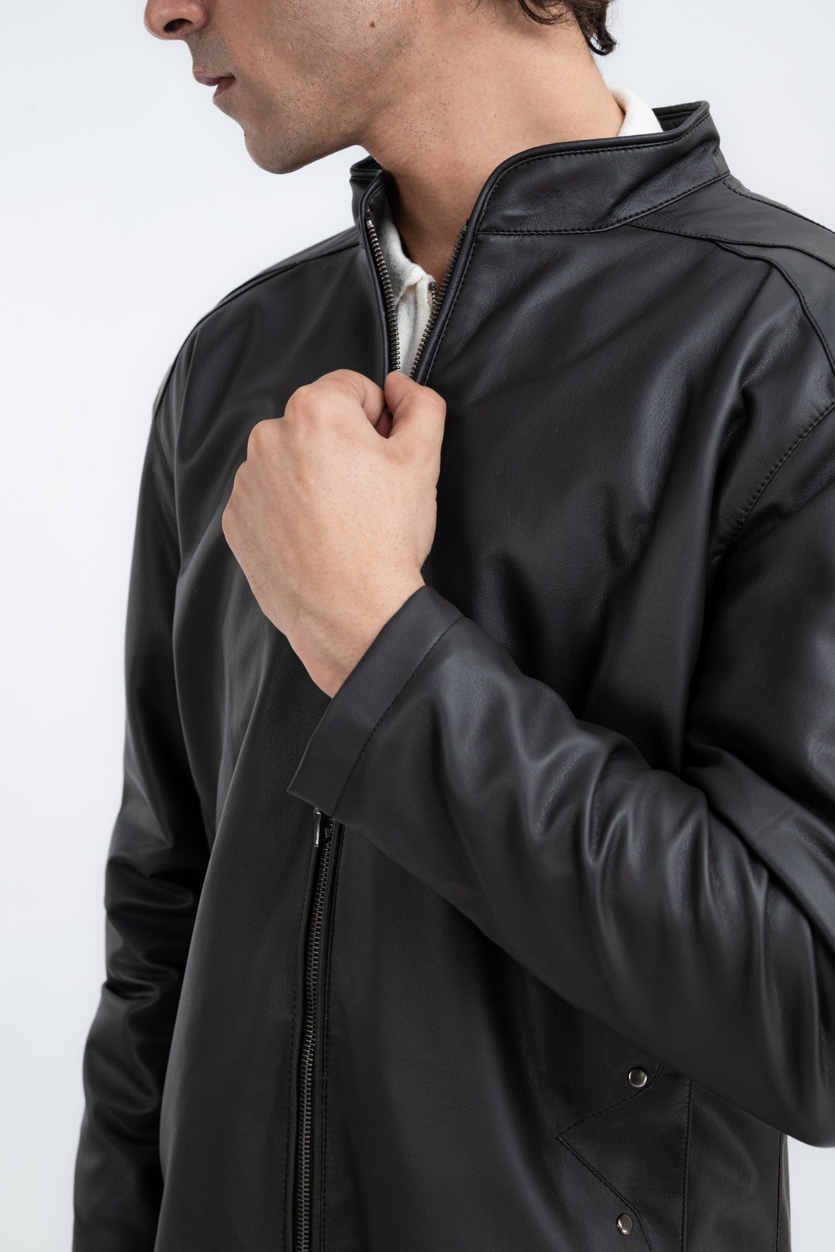 Axis Faux Leather Jacket