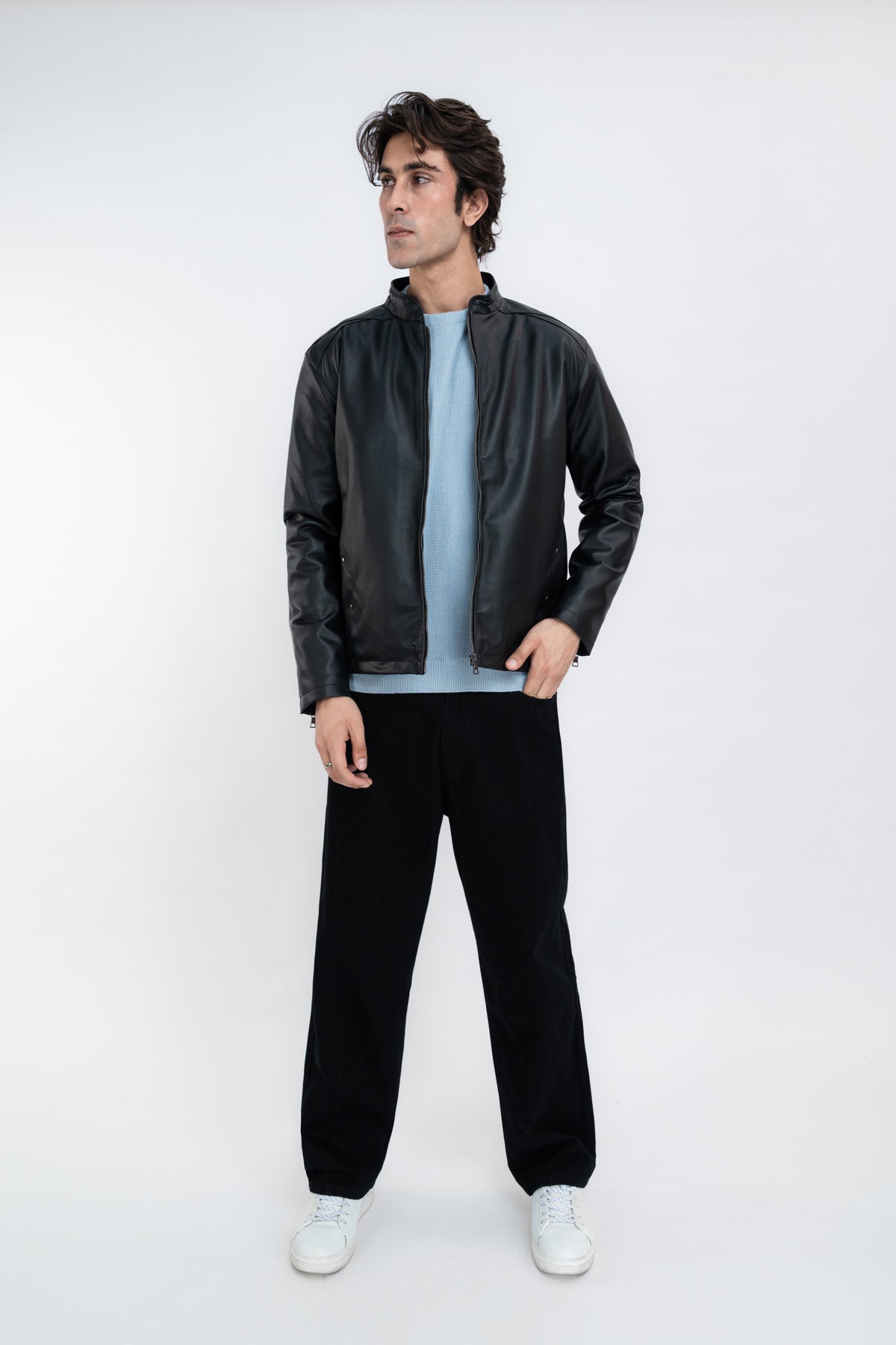 Axis Faux Leather Jacket