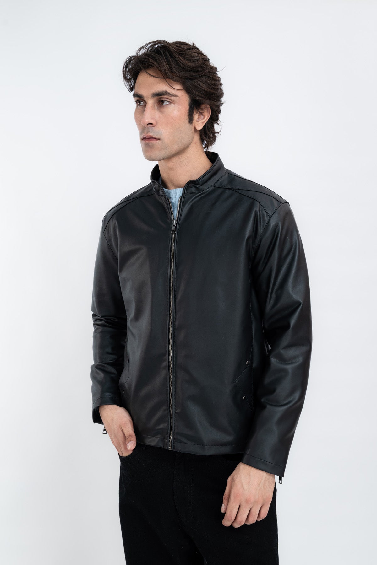 Axis Faux Leather Jacket