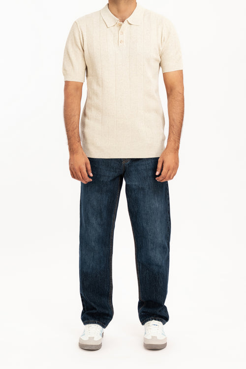 Men's Classic Knit Polo Shirt