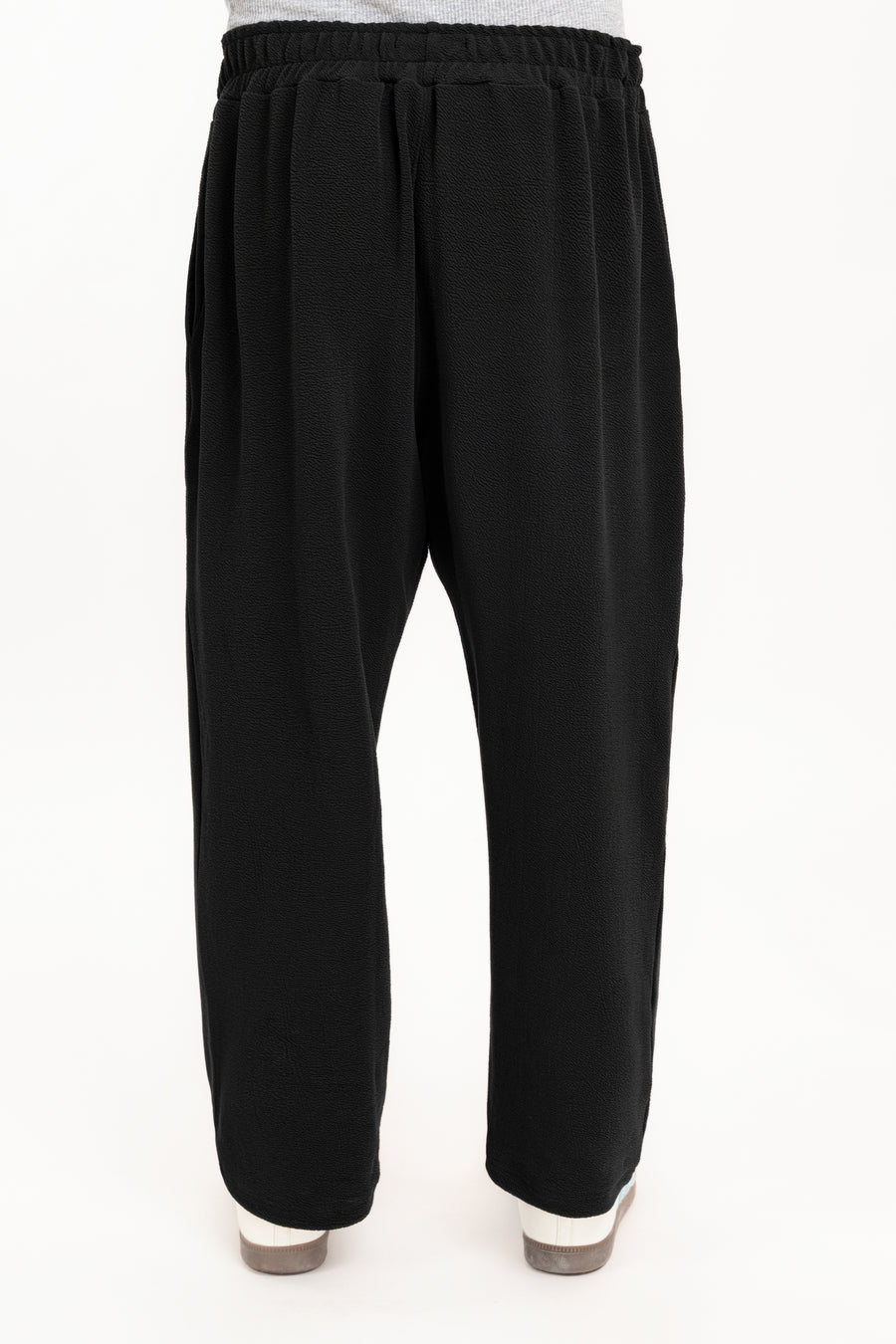 Men's Textured Wide Leg Trouser