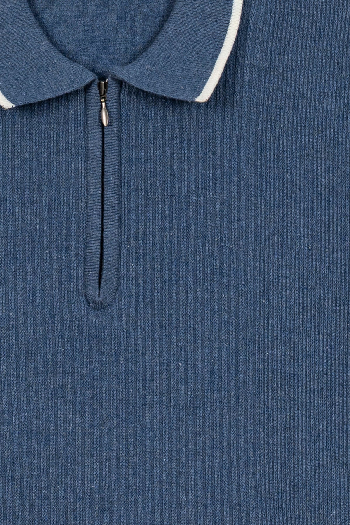 Classic Navy Men's Zip Polo