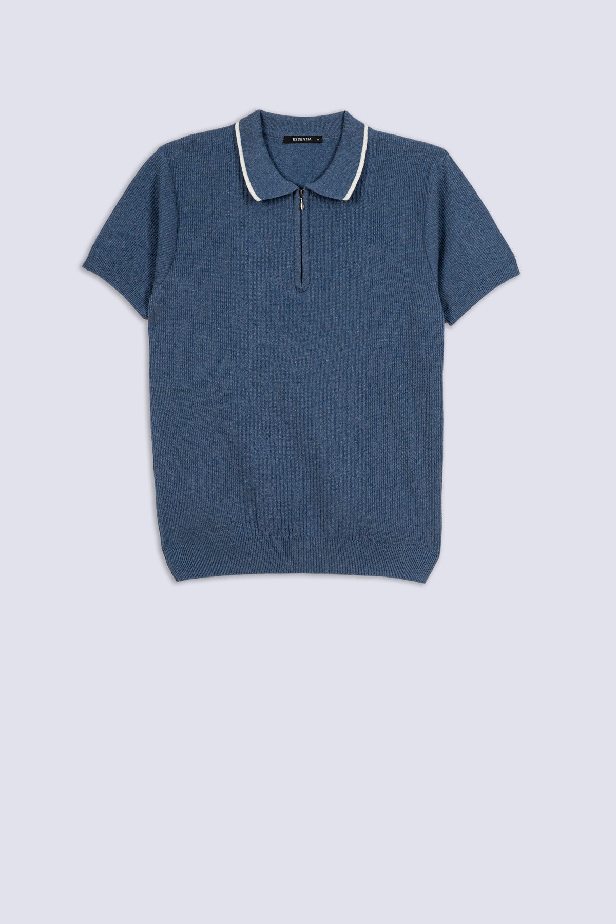 Classic Navy Men's Zip Polo