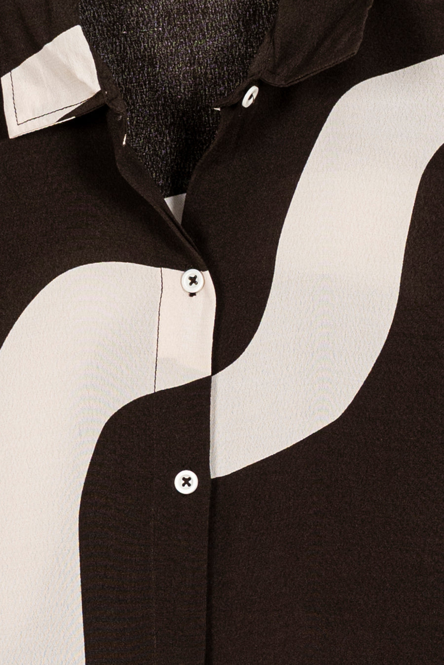 LADIES ABSTRACT PRINT FLOWING SHIRT