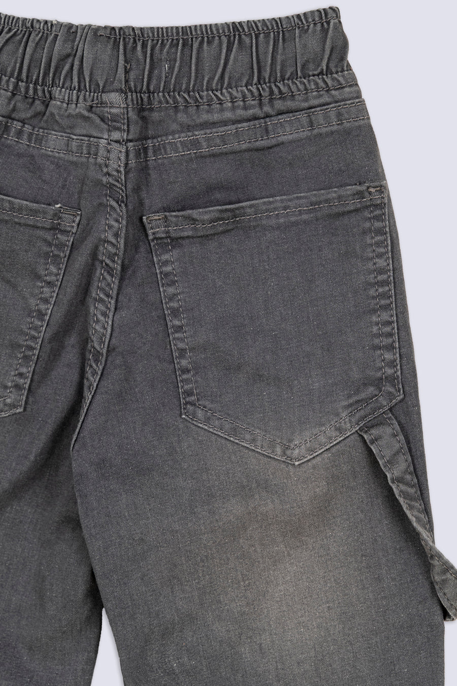 BOY'S ELASTIC WAIST CARPENTER DENIM PANT