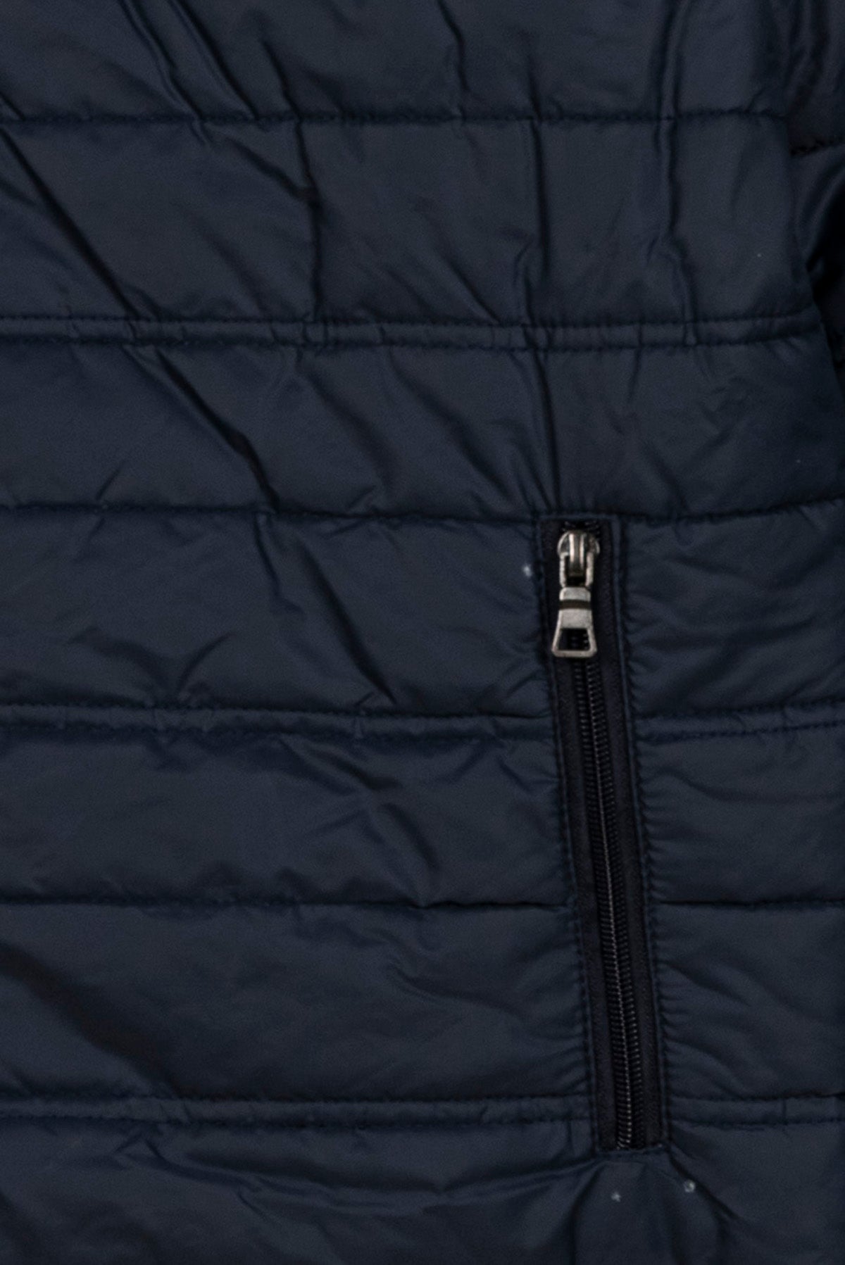 Mens' Navy Insulated Zip-Up Jacket