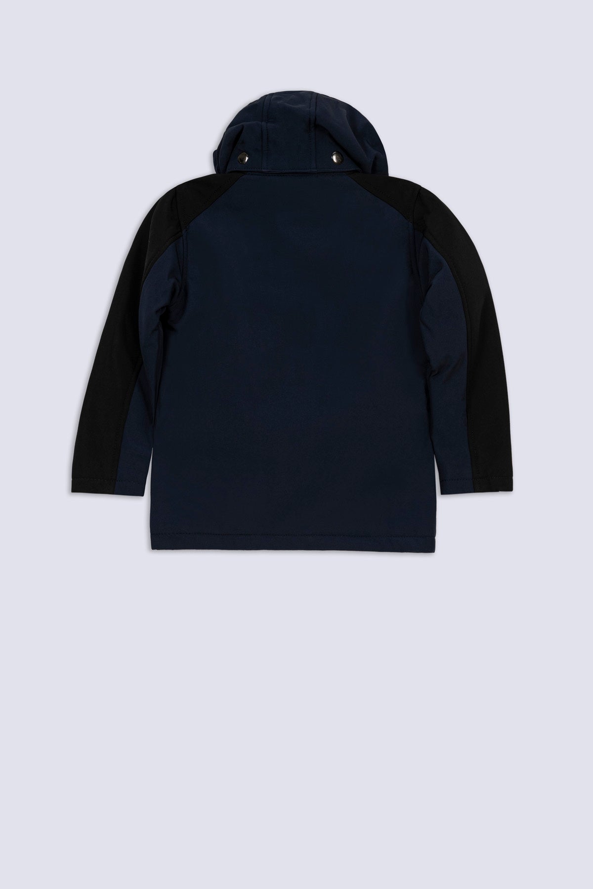 Navy & Black Panel Boys' Jacket