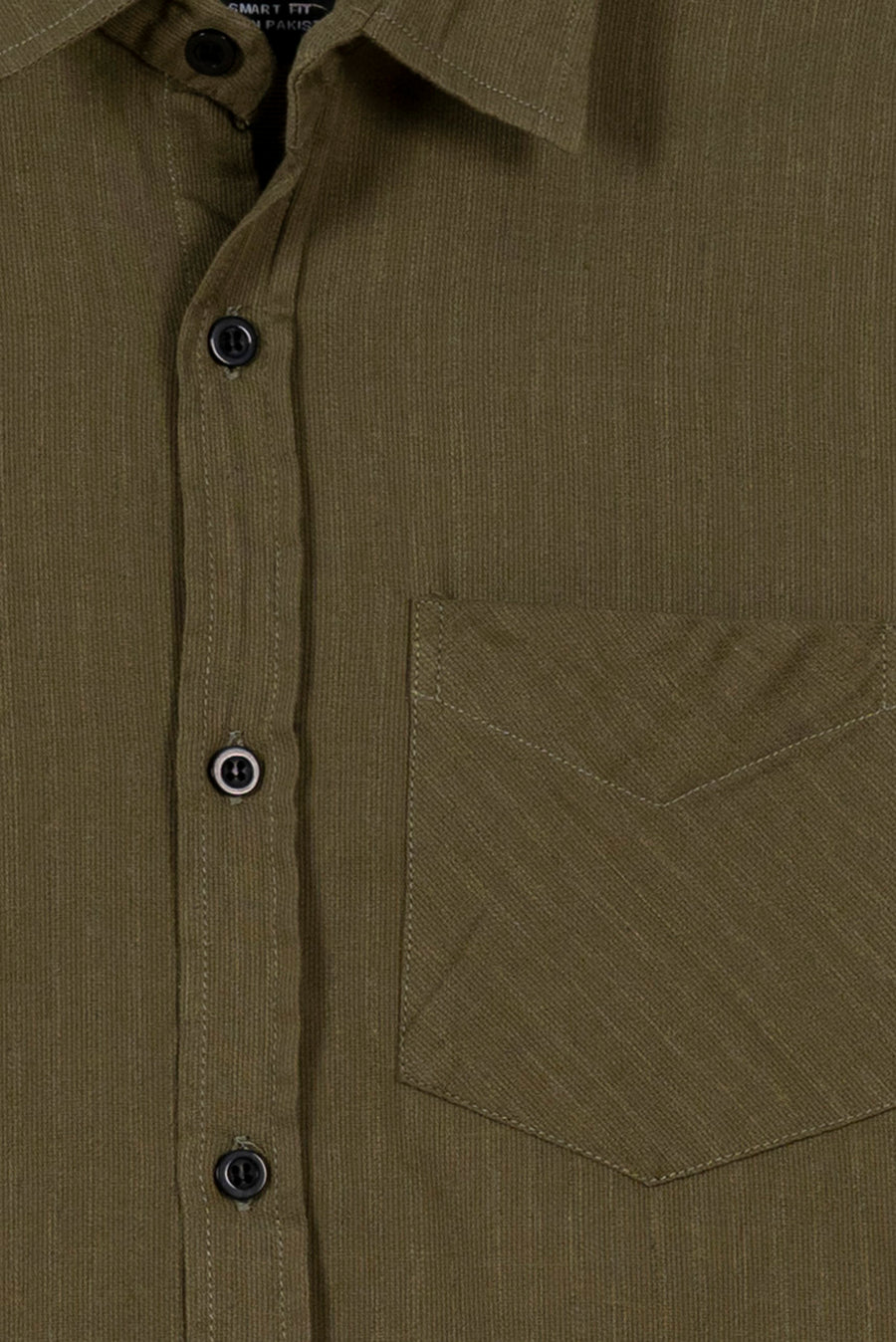 Olive Heritage Textured Men's Shirt