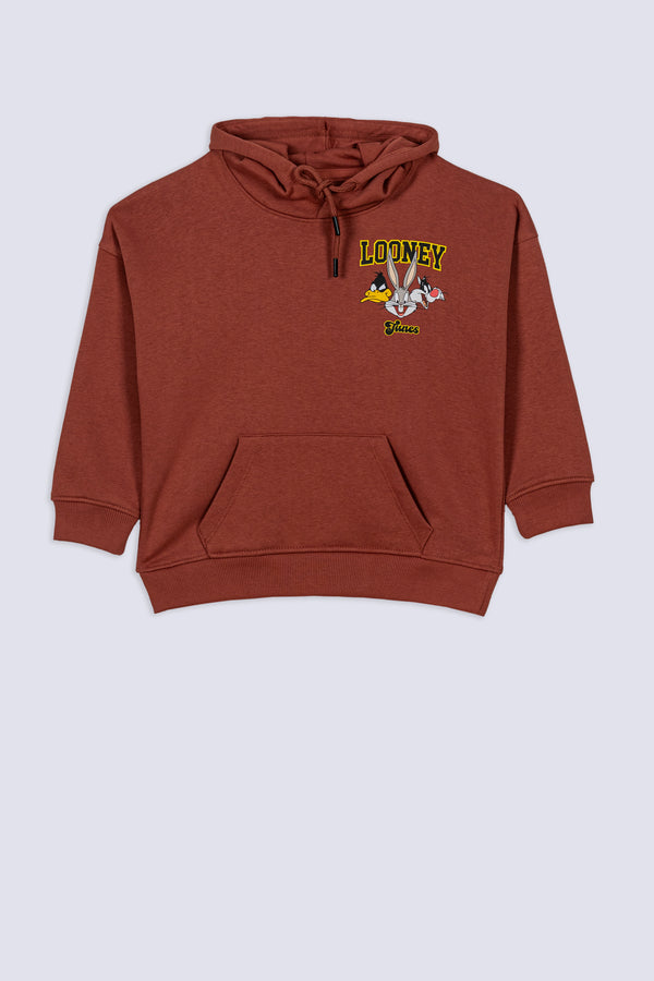 BOY'S LOONEY TUNES PRINT HOODIE