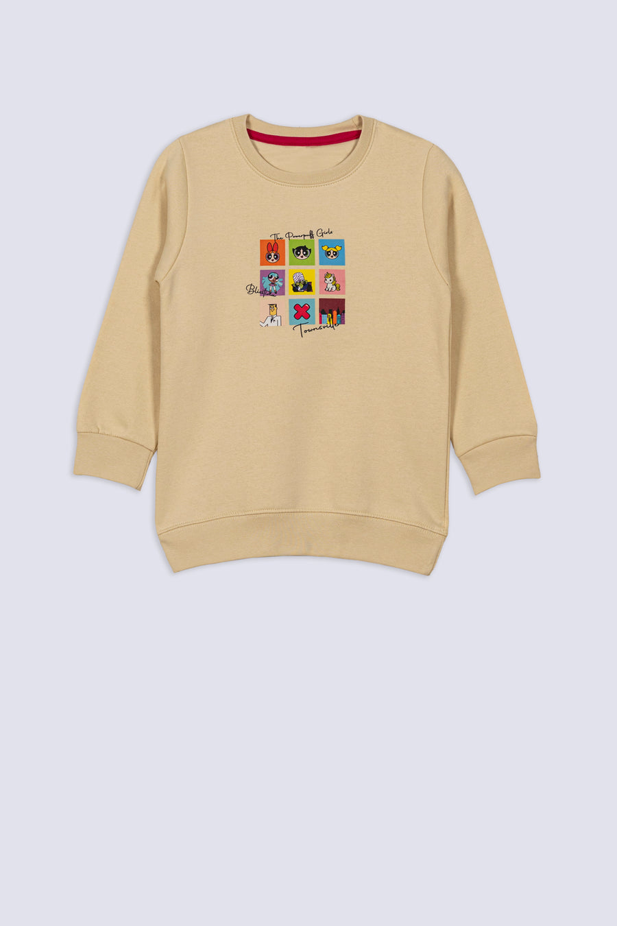 GIRL'S POWERPUFF GIRLS PRINT SWEATSHIRT