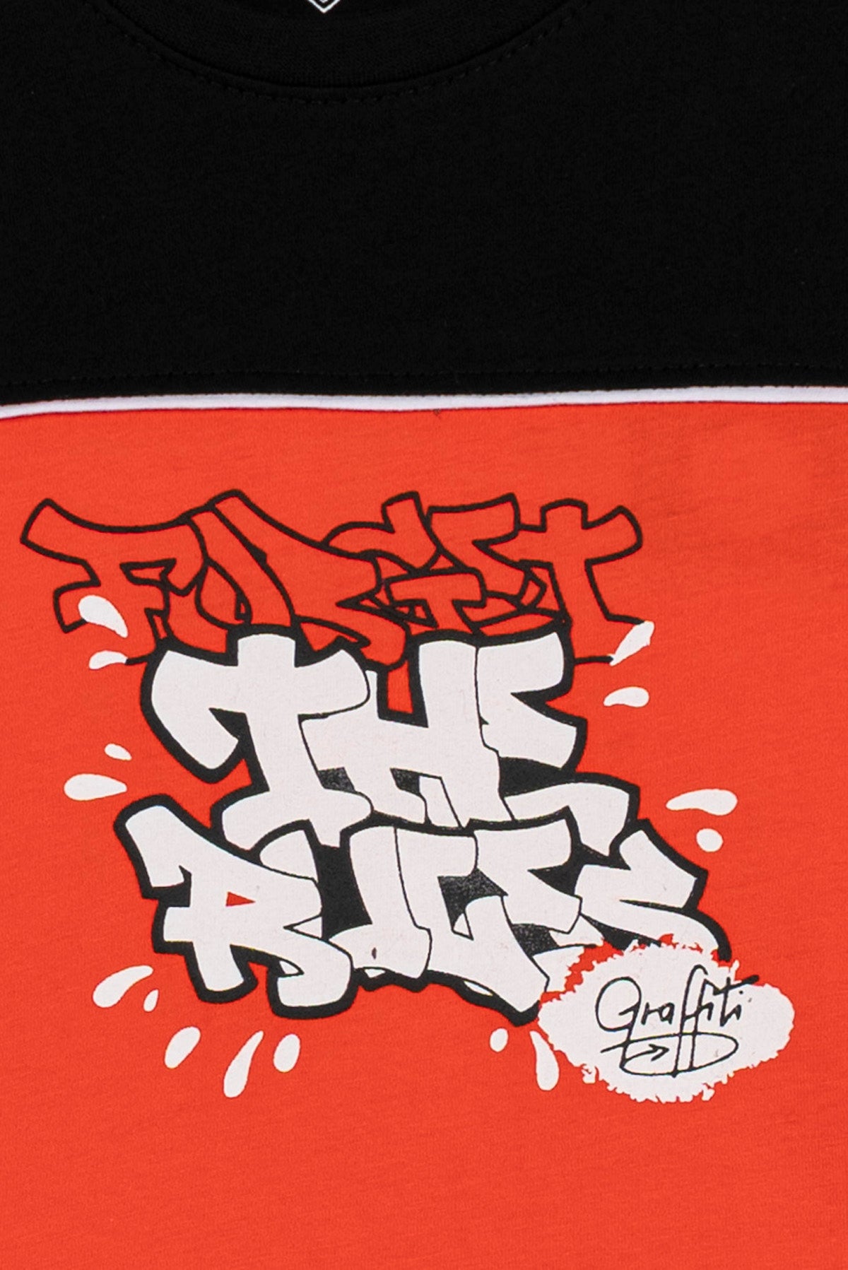 Graffiti Rush Boys' Colorblock Tee