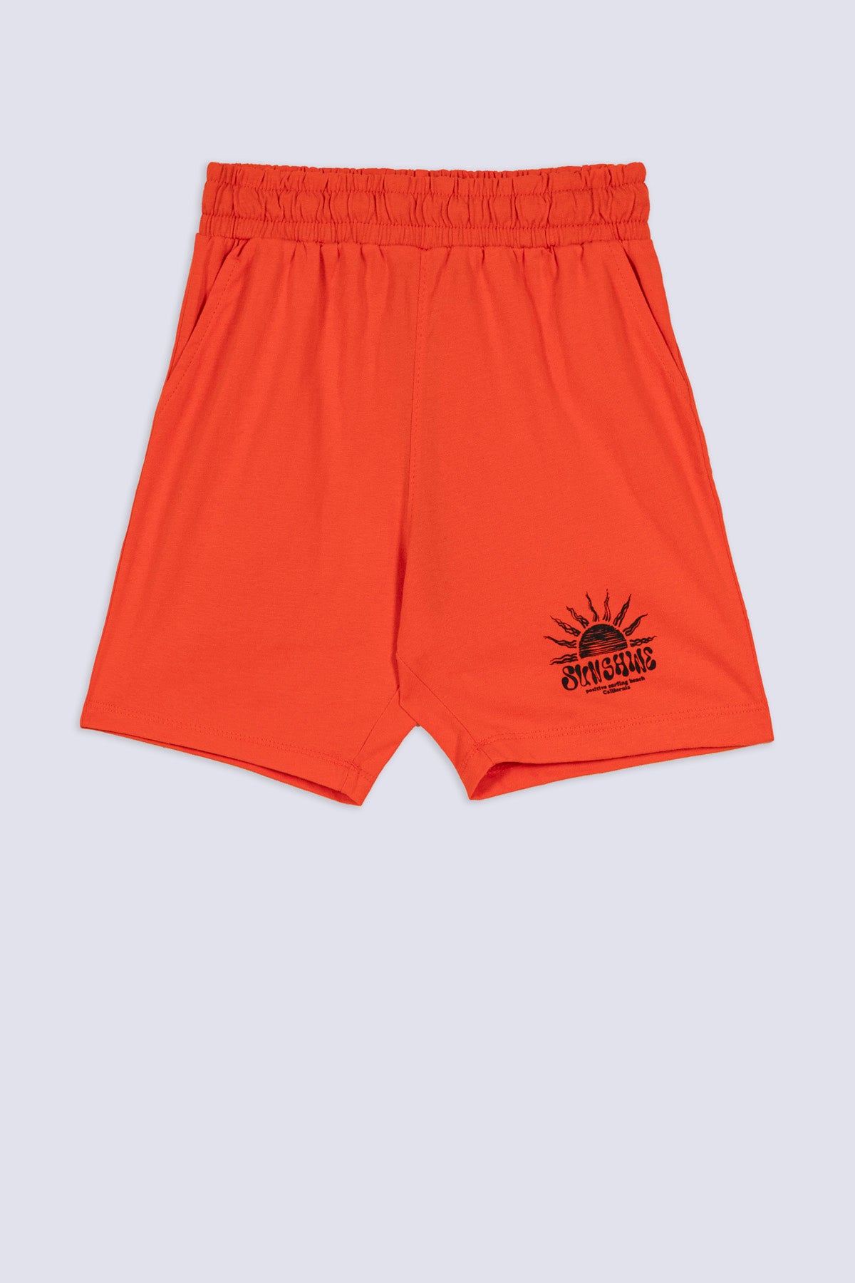 Radiant Orange Boys' Summer Short