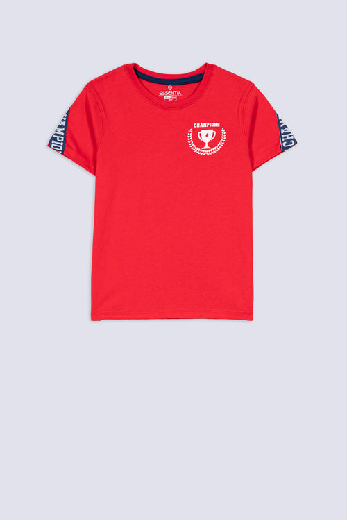 Red Victory Champion Boys' Tee