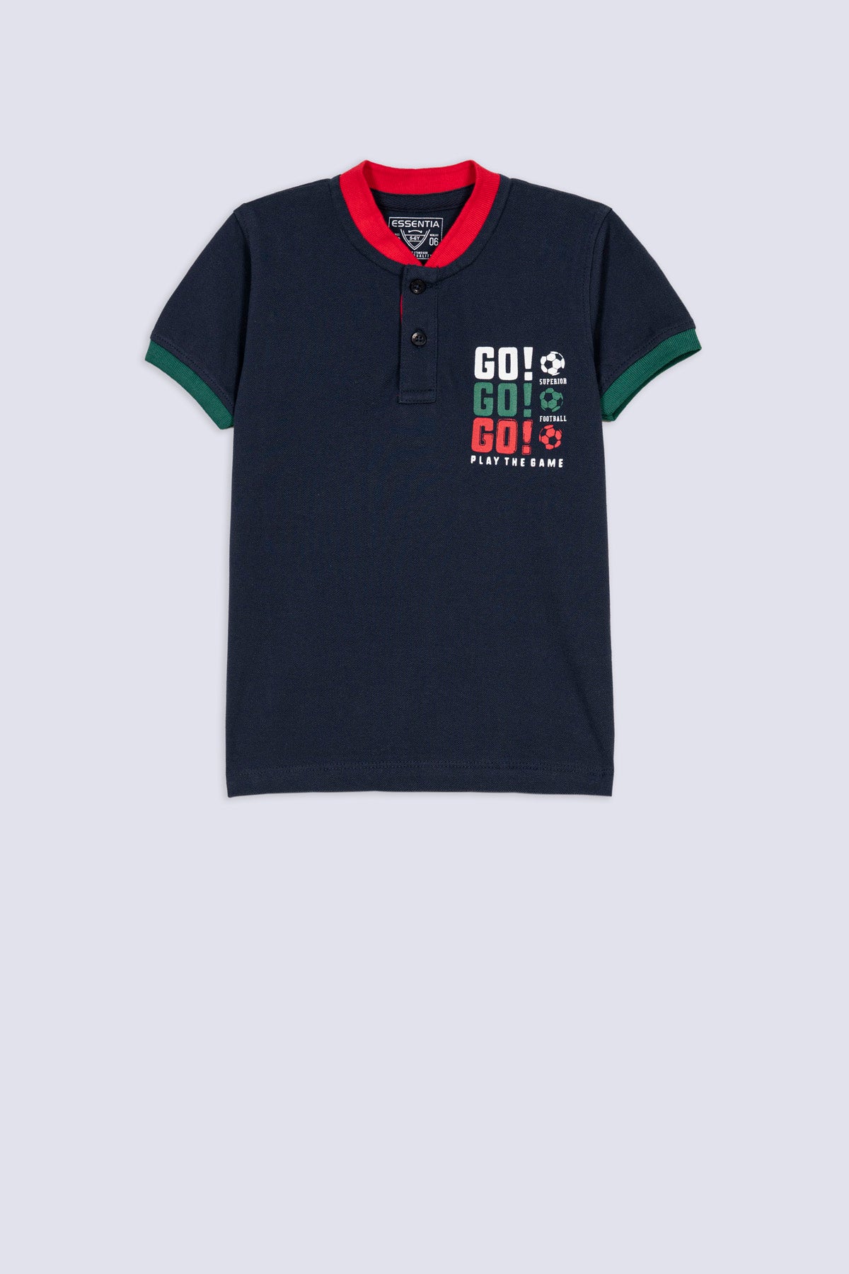 Boys’ Sporty Henley Tee