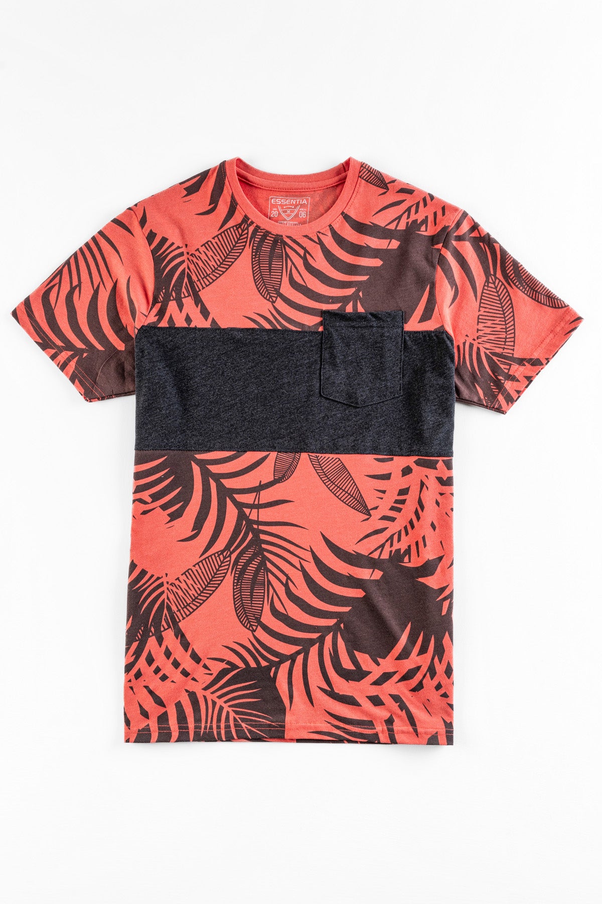 Peach Tropical Men's T-Shirt.