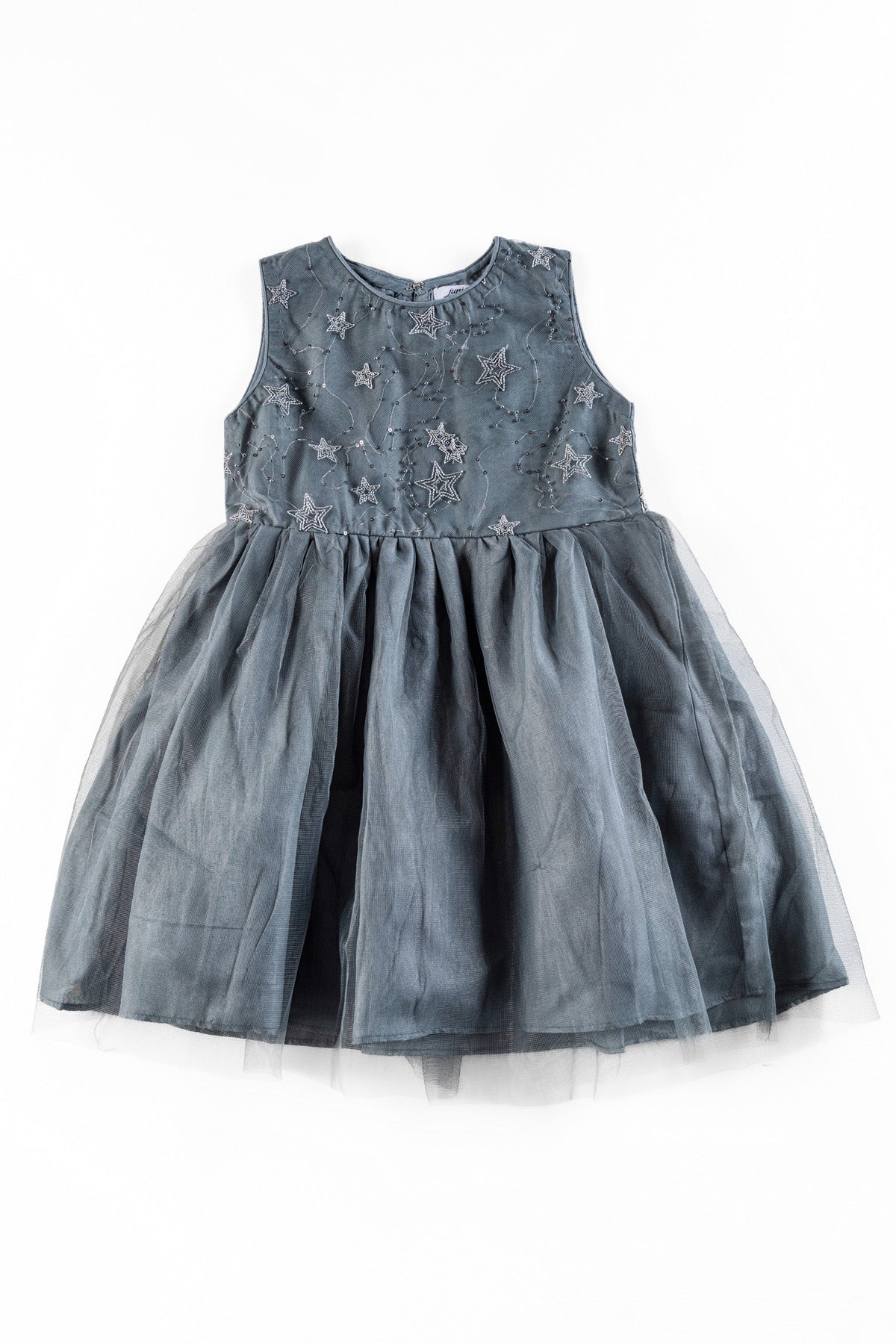 Girl's Grey Fancy Frock