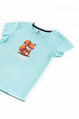 Aqua Squirrel Girl's T-Shirt.