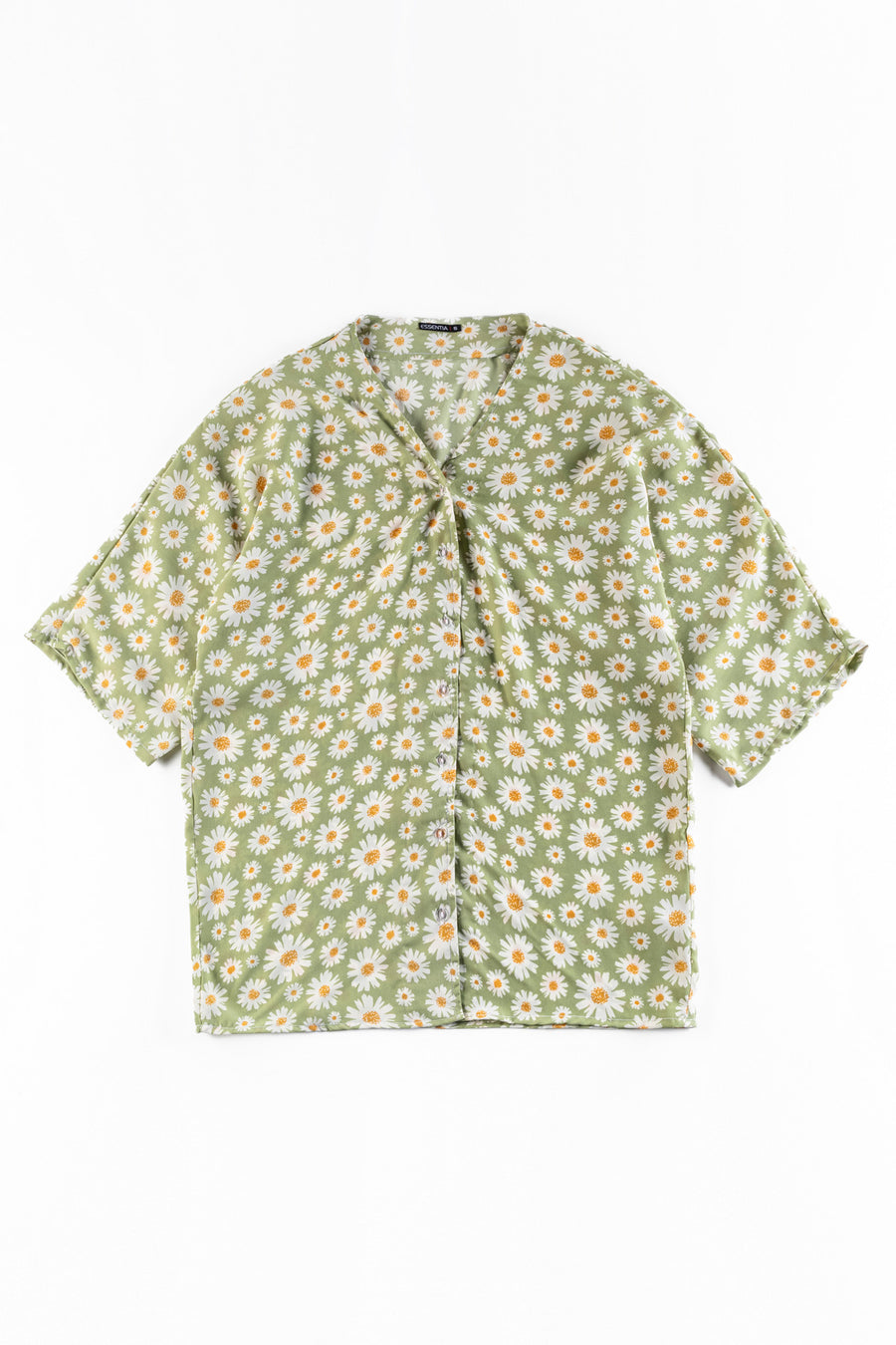 Green Floral Ladies Shirt