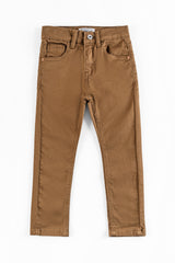 Brown Boy's Cotton Jeans.