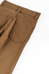 Brown Boy's Cotton Jeans.