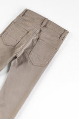 Beige Boy's Cotton Jeans.