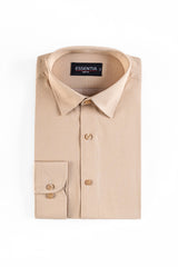 Beige Men's Dress Shirt