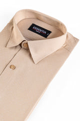 Beige Men's Dress Shirt