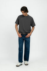 Dark Grey Men's Baggy Fit T-Shirt