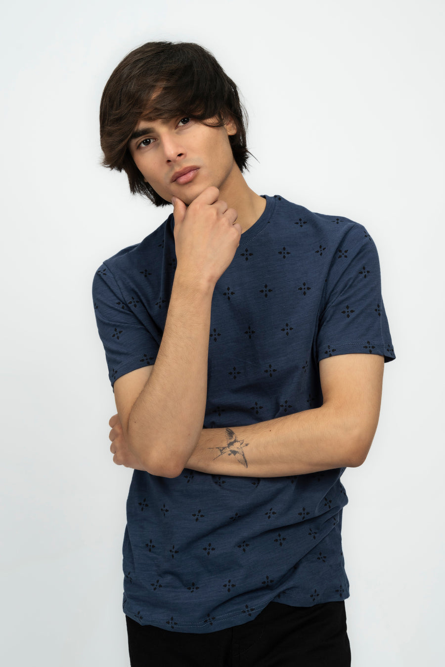 Geometric Print Men's T-Shirt