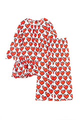 Love Heart Girl's Co-ord Set